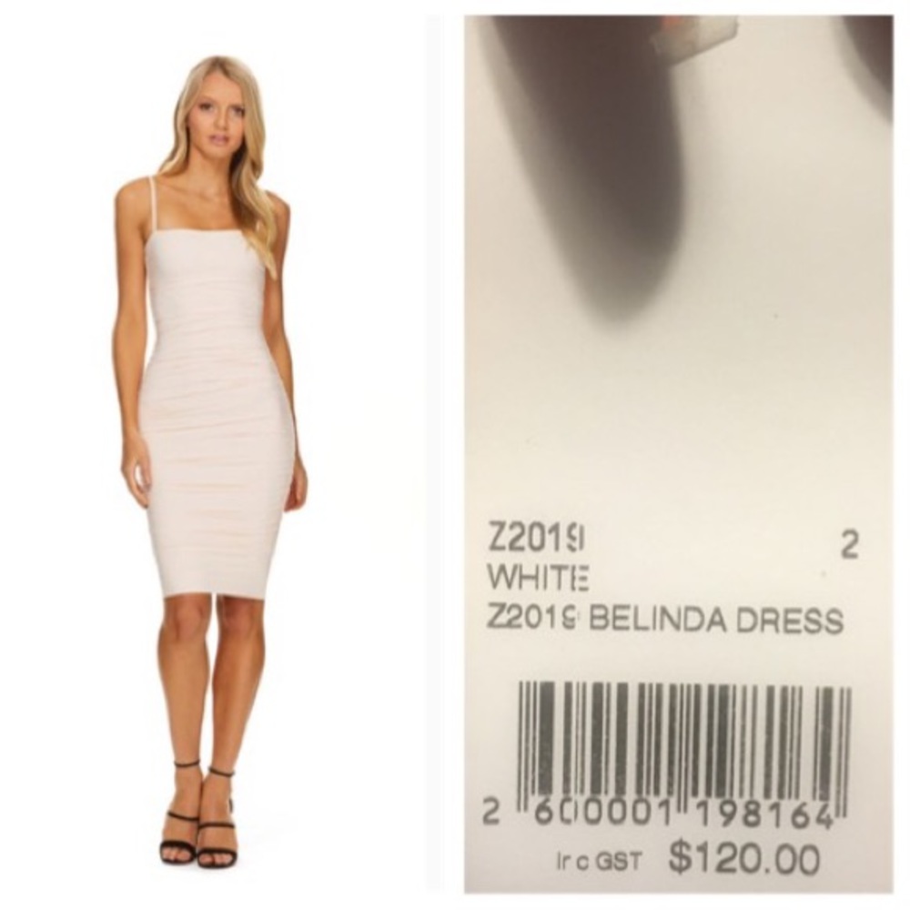 Kookai Belinda Dress White Size 2